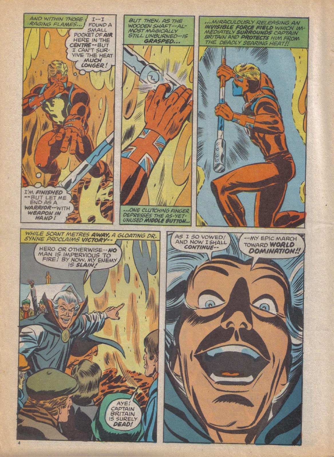 Captain Britain (1976) Issue #13 - Page 4