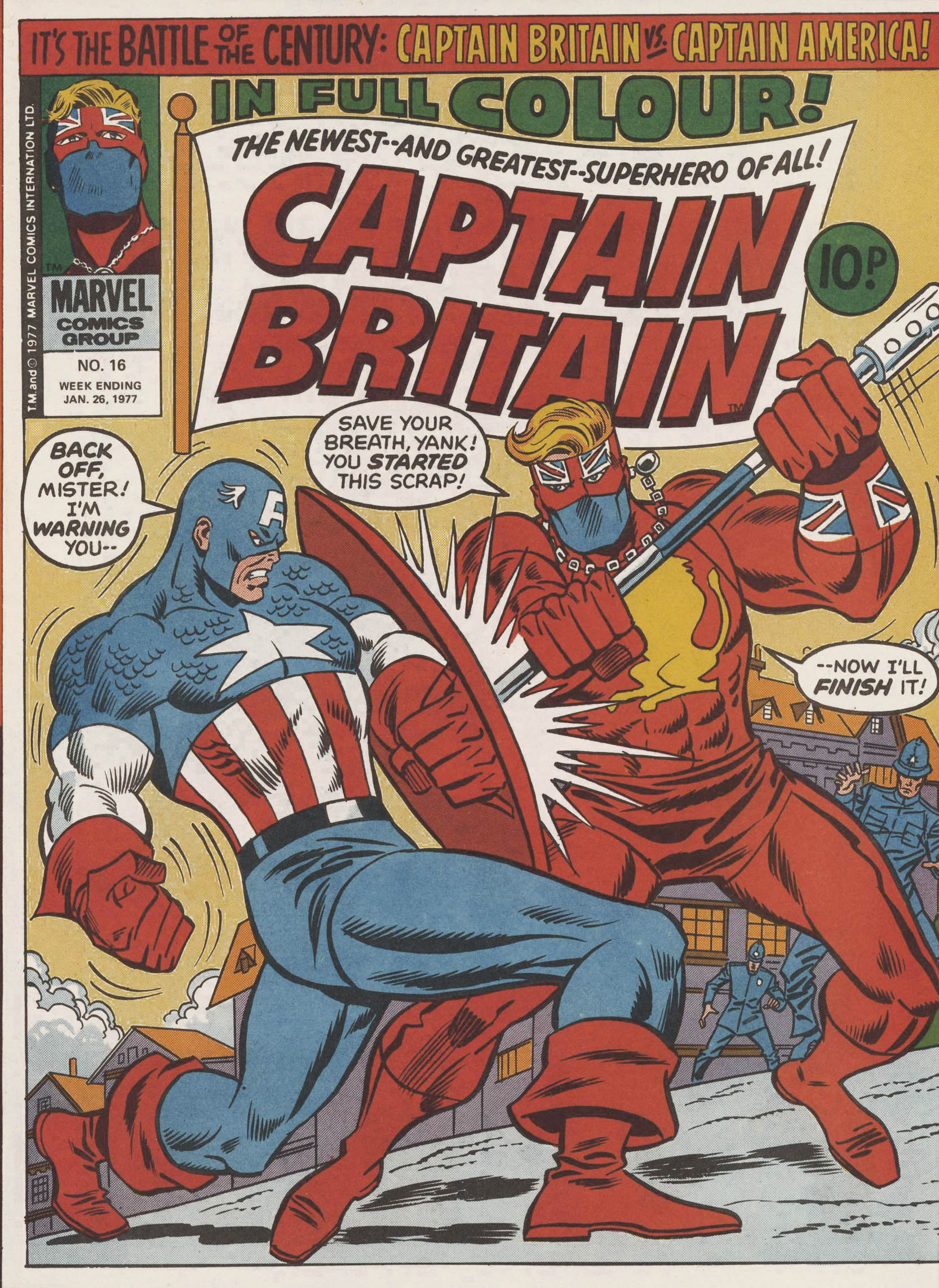 Captain Britain (1976) Issue #16 - Page 1