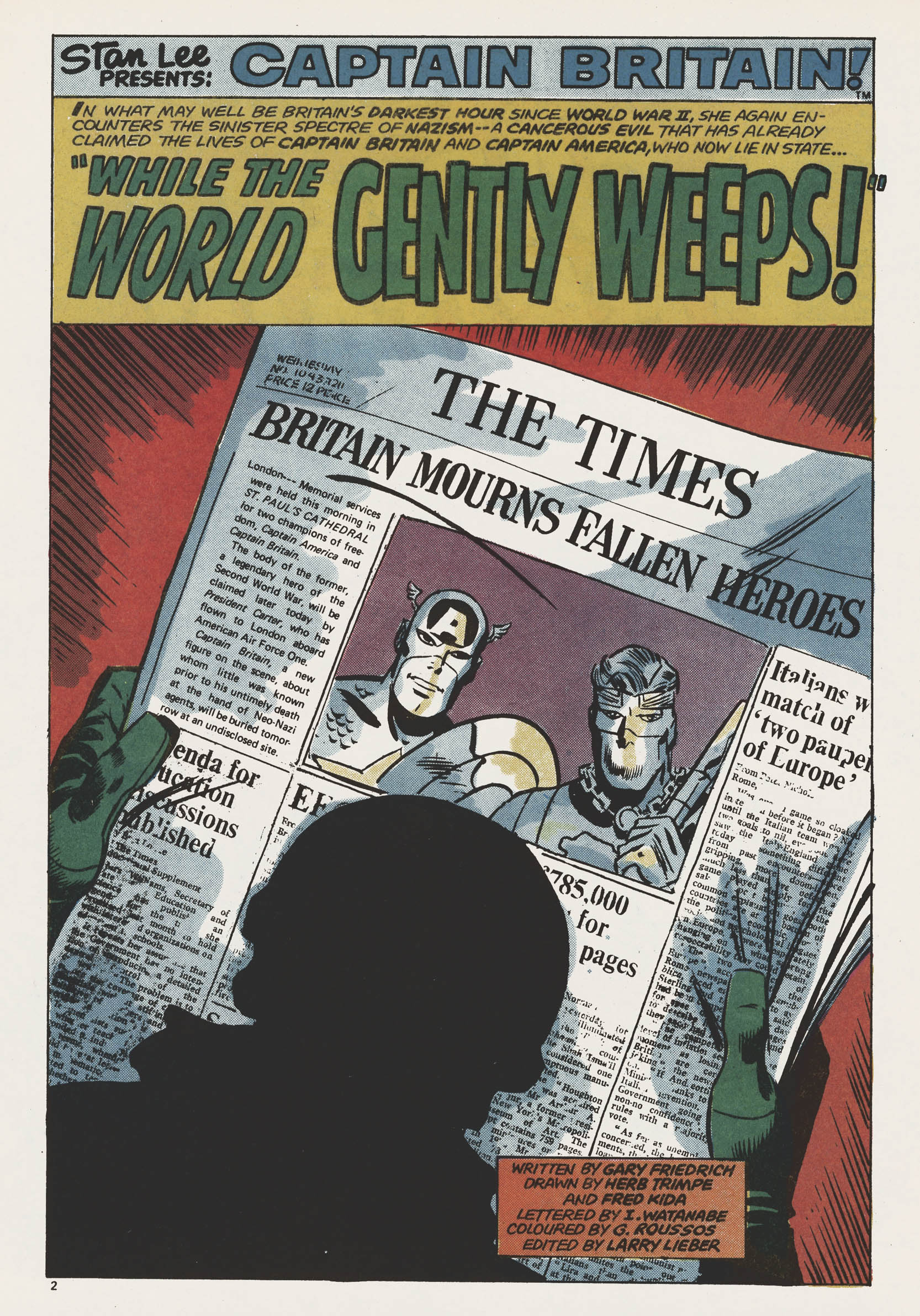 Captain Britain (1976) Issue #20 - Page 2