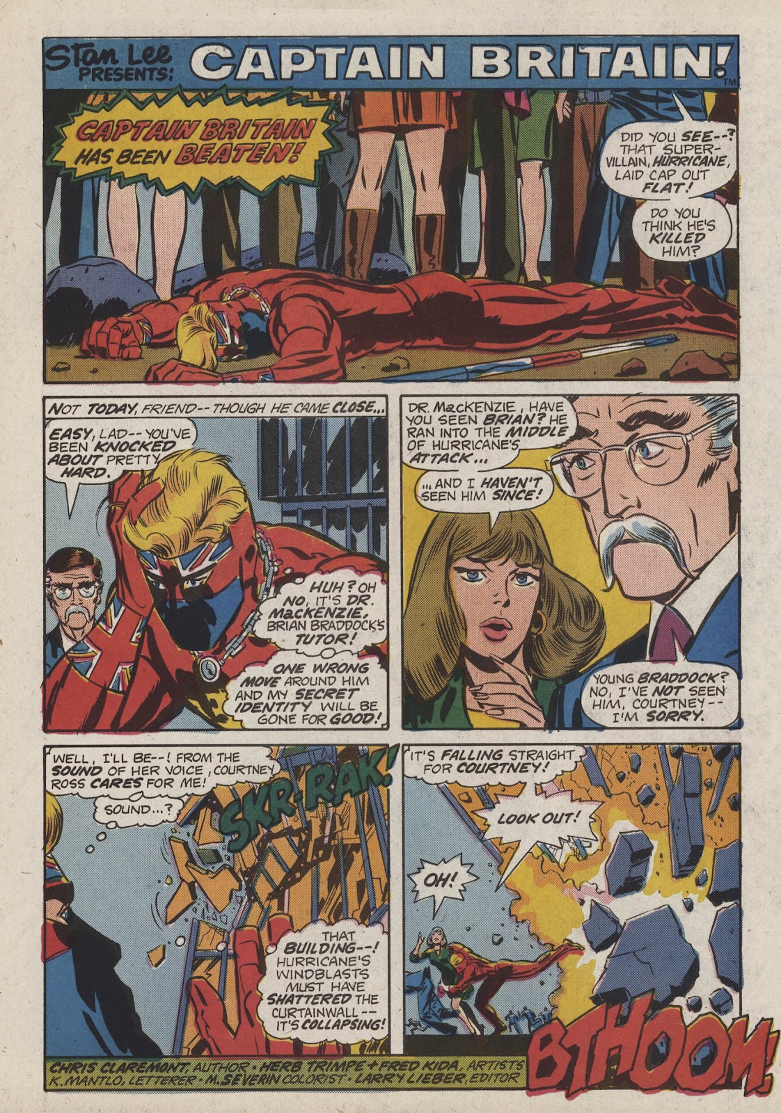 Captain Britain (1976) Issue #5 - Page 2