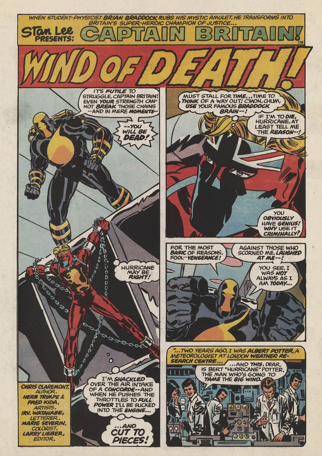 Captain Britain (1976) Issue #7 - Page 2
