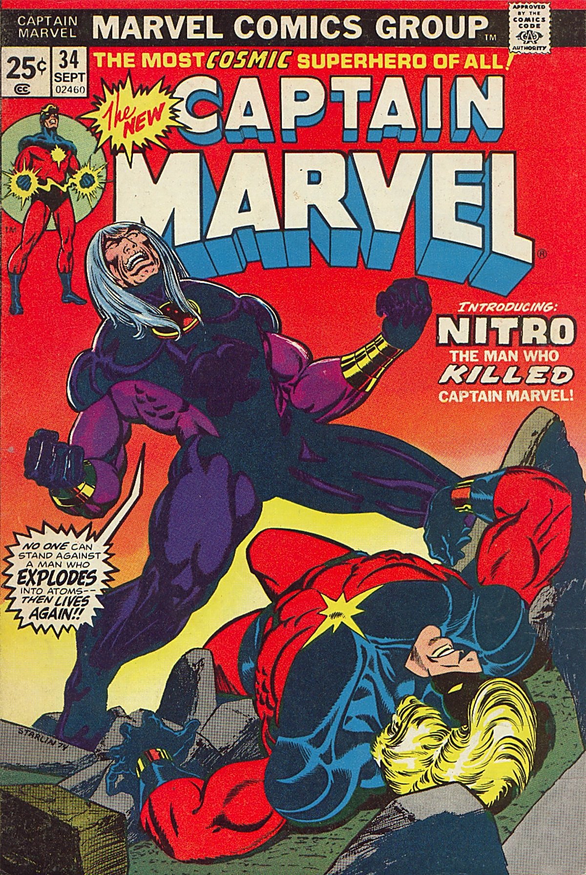 Captain Marvel (1968) Issue #34 - Page 1