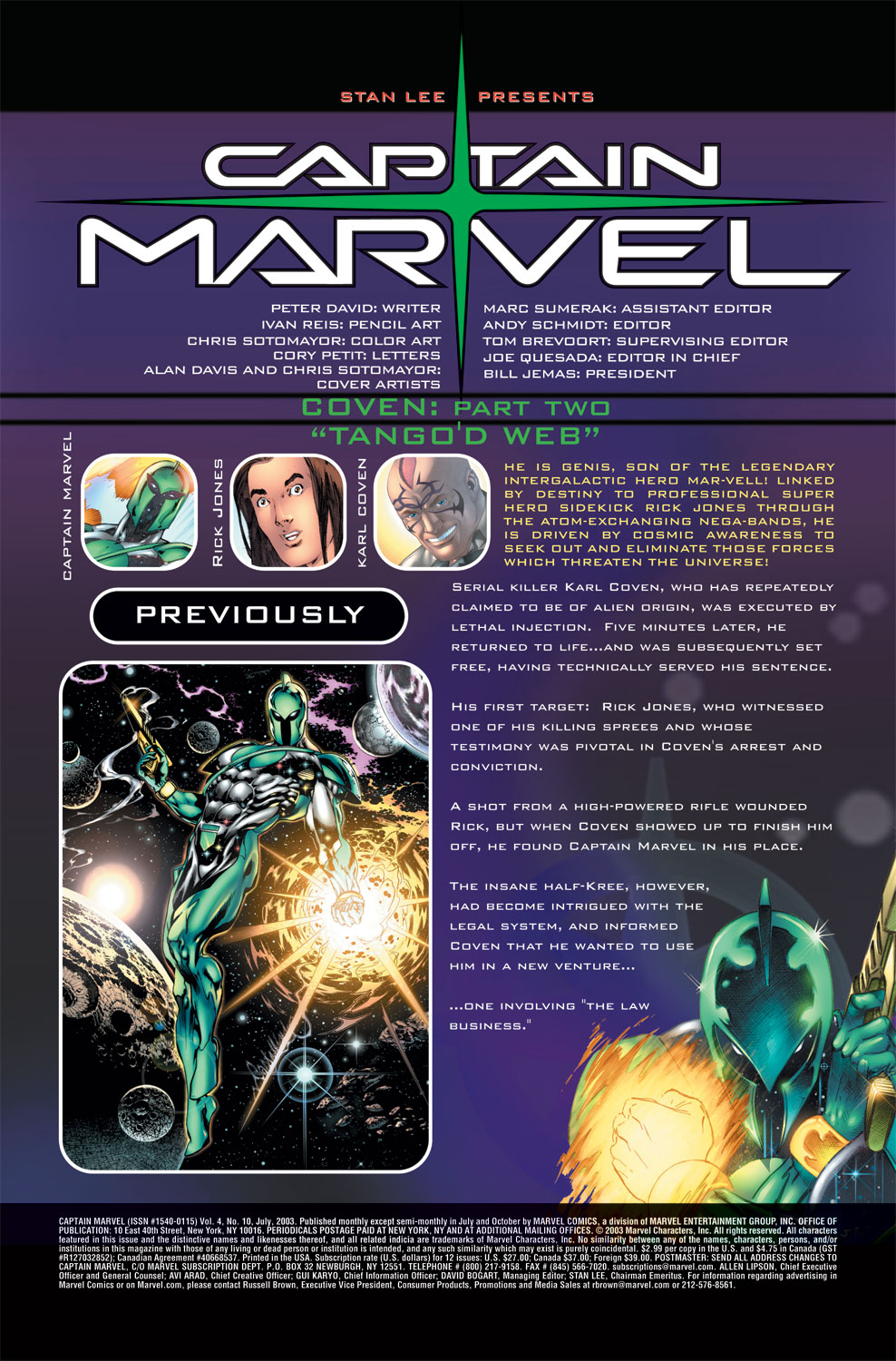 Captain Marvel (2002) Issue #10 - Page 2