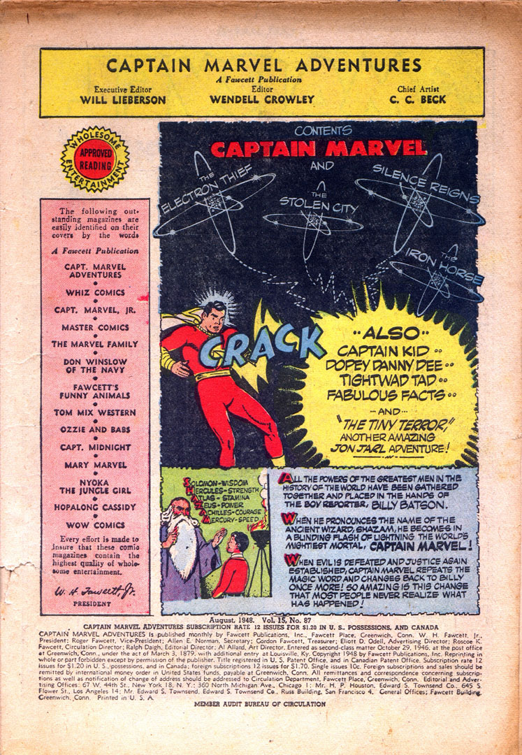 Captain Marvel Adventures Issue #87 - Page 3