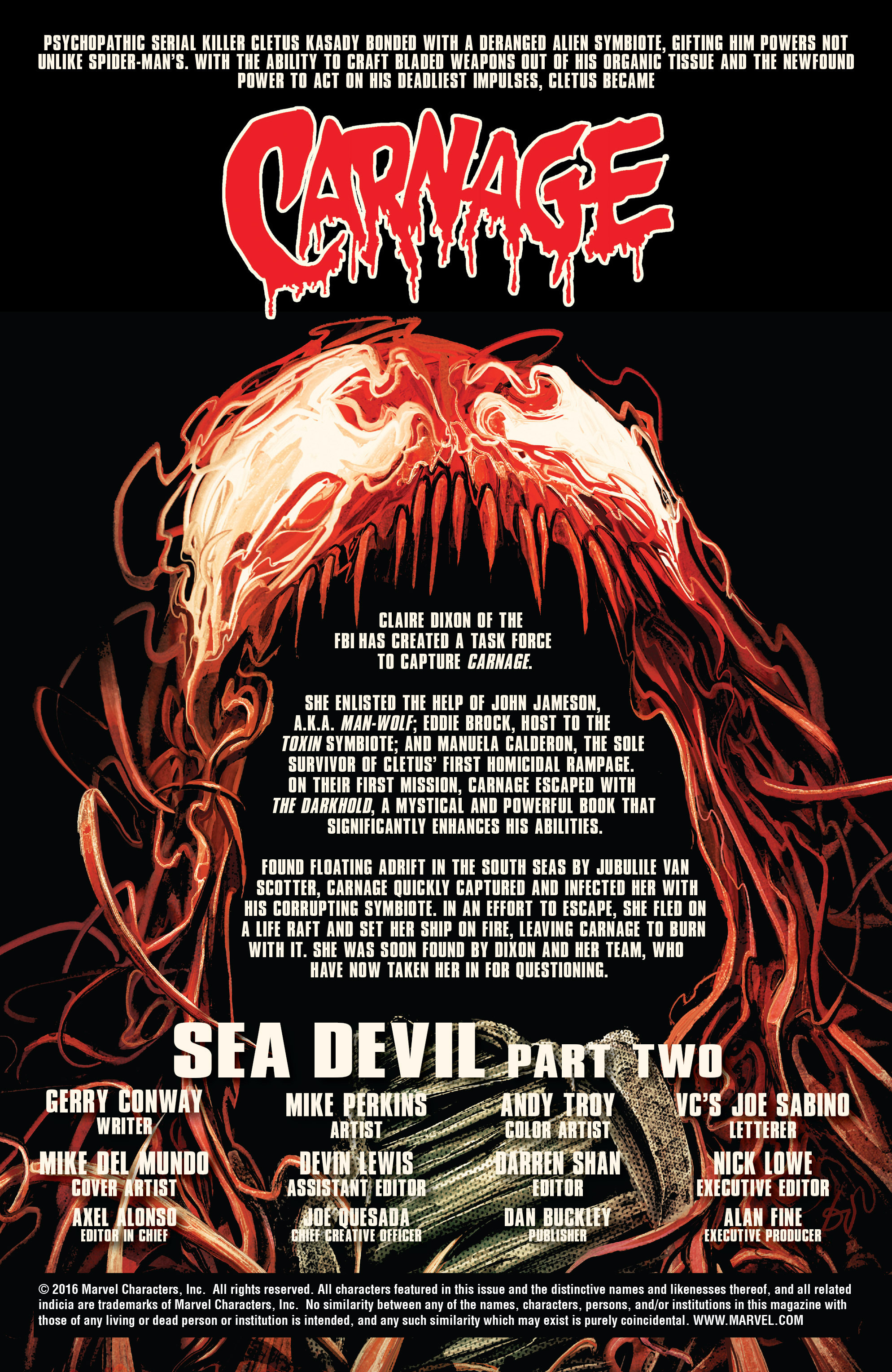 Carnage (2016) Issue #7 - Page 2