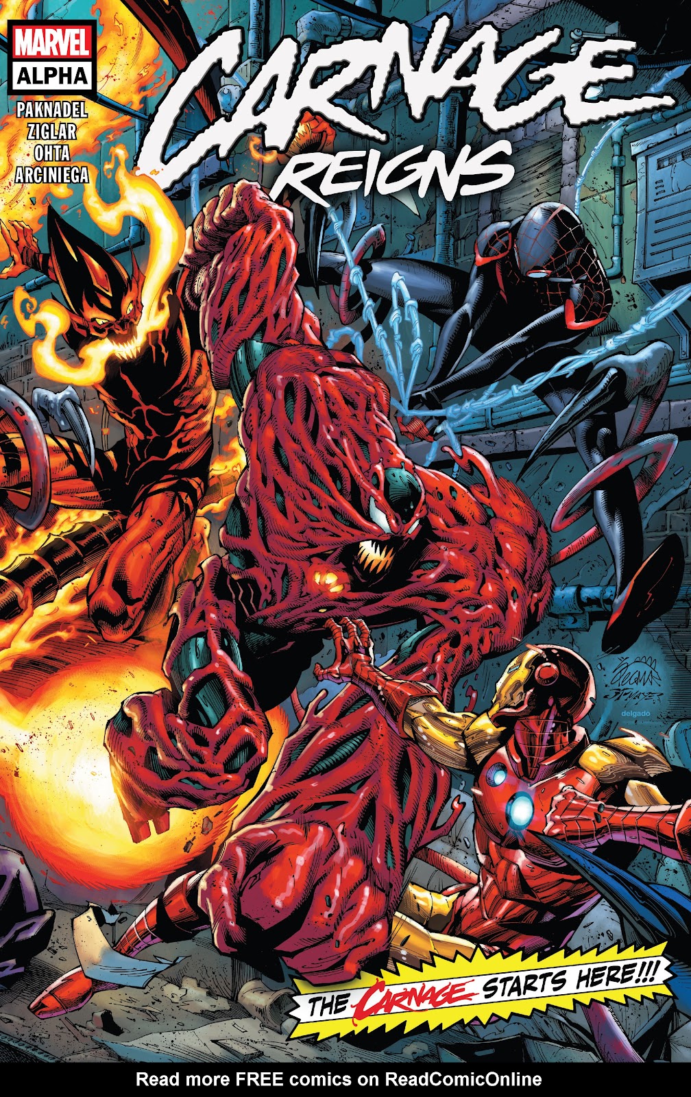 Carnage Reigns: Alpha Issue #1 - Page 1