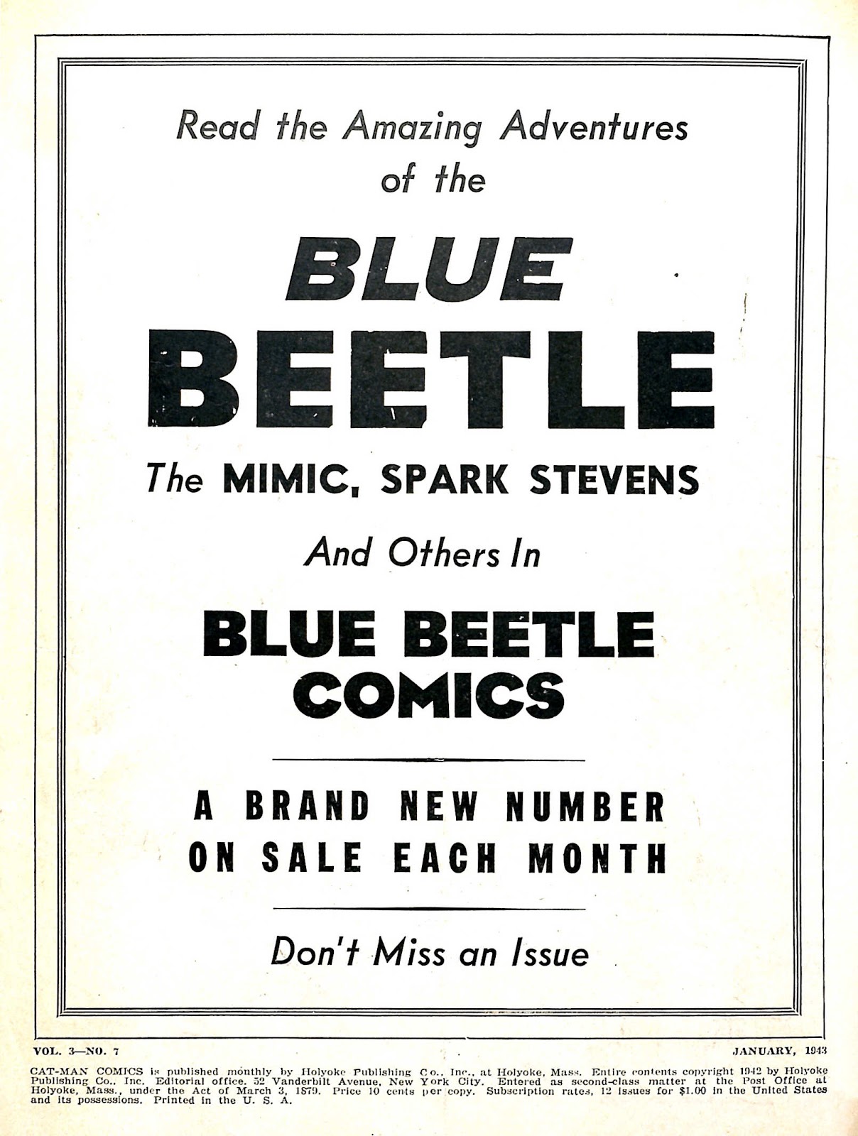 Cat-Man Comics Issue #17 - Page 2
