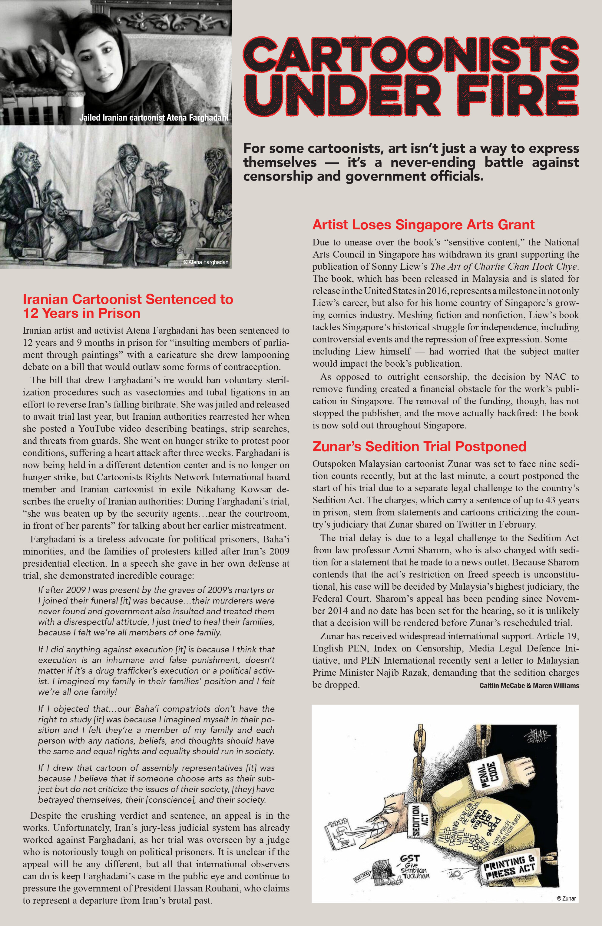 CBLDF Defender  Issue #2 - Page 3