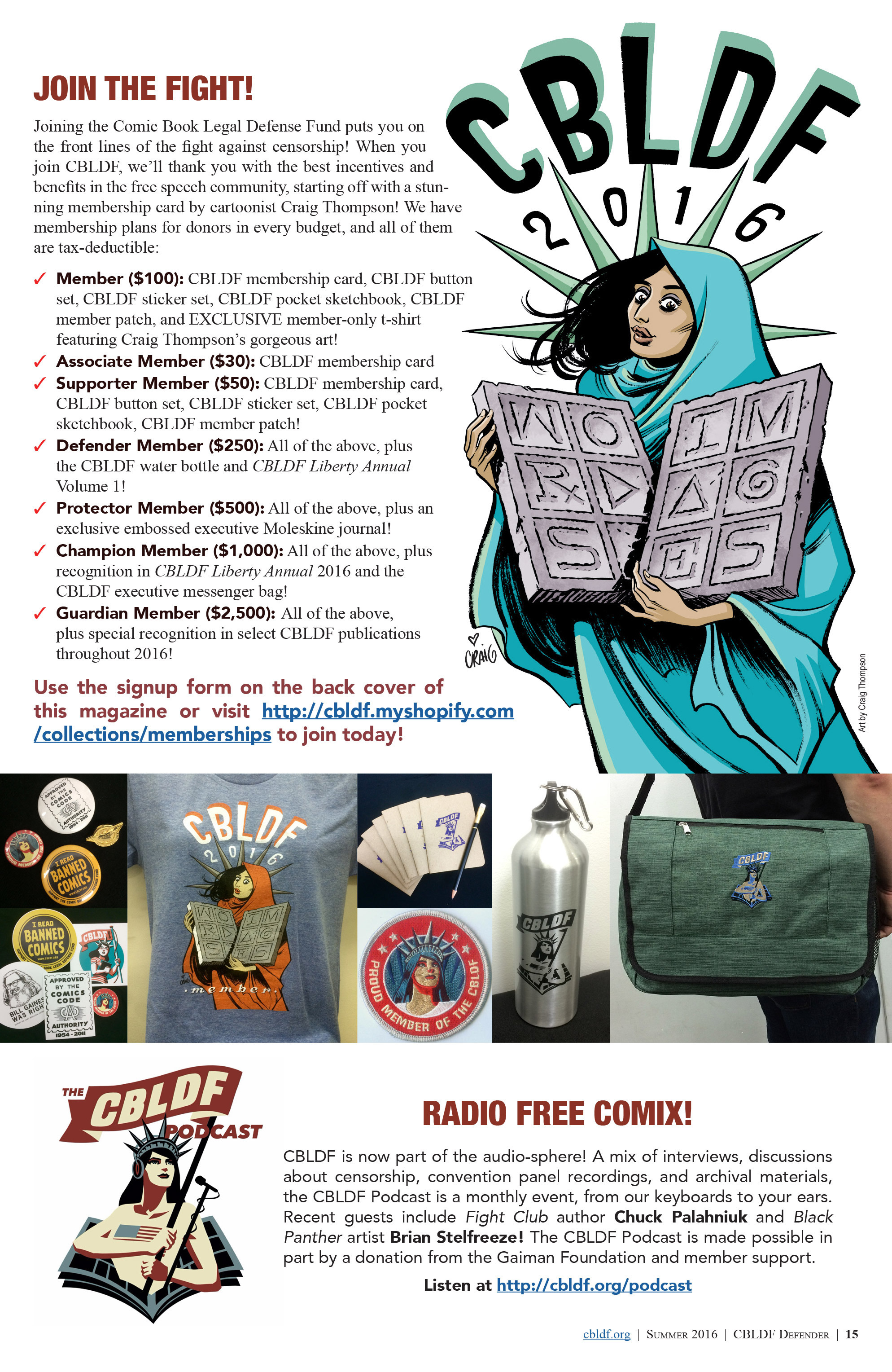 CBLDF Defender  Issue #6 - Page 15