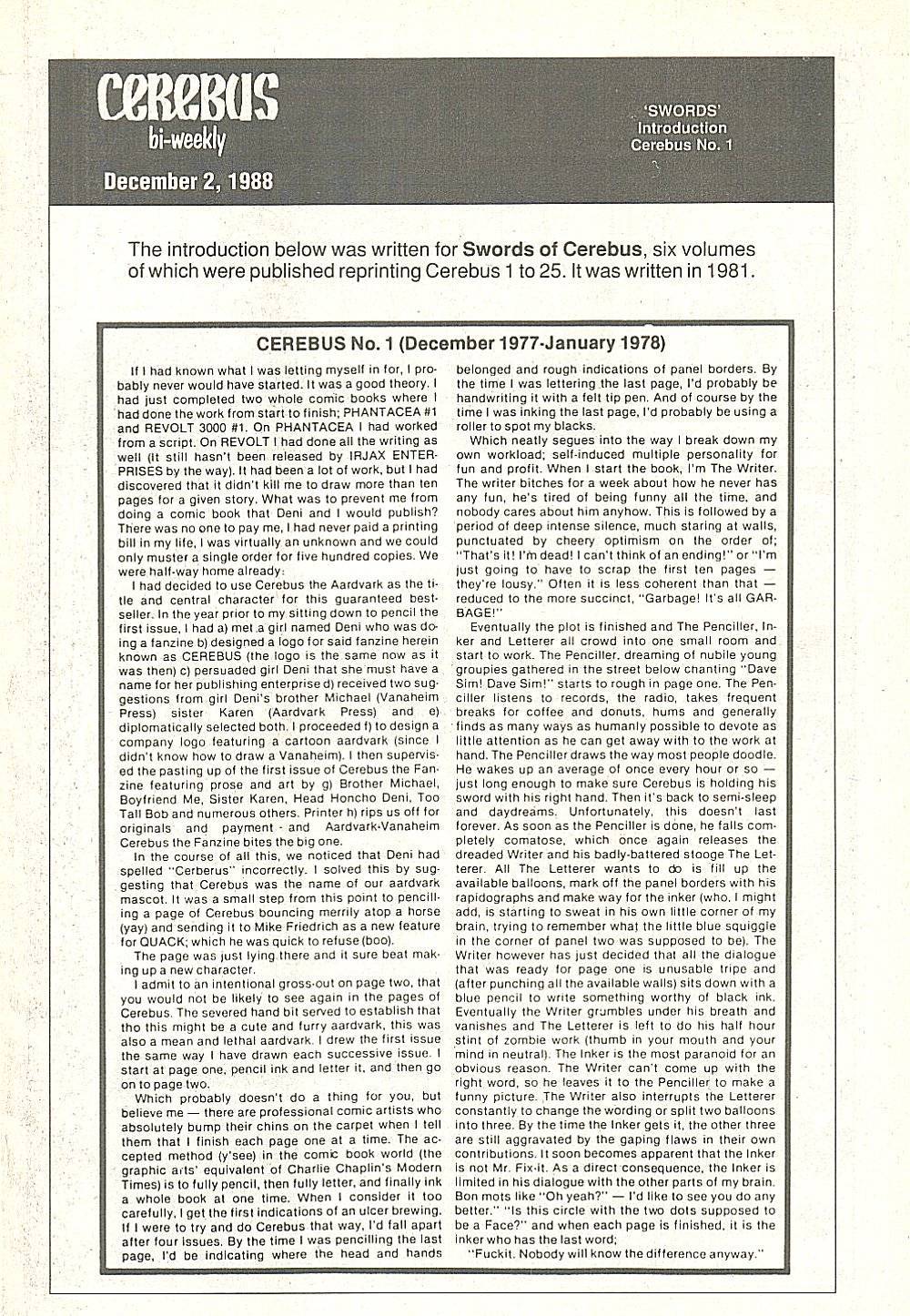 Cerebus Issue #1 - Page 3