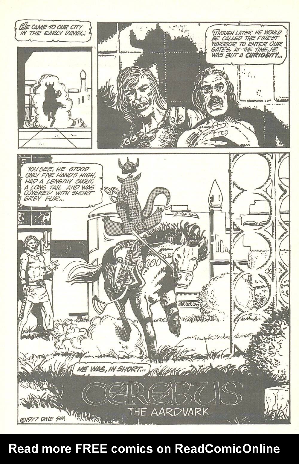 Cerebus Issue #1 - Page 4