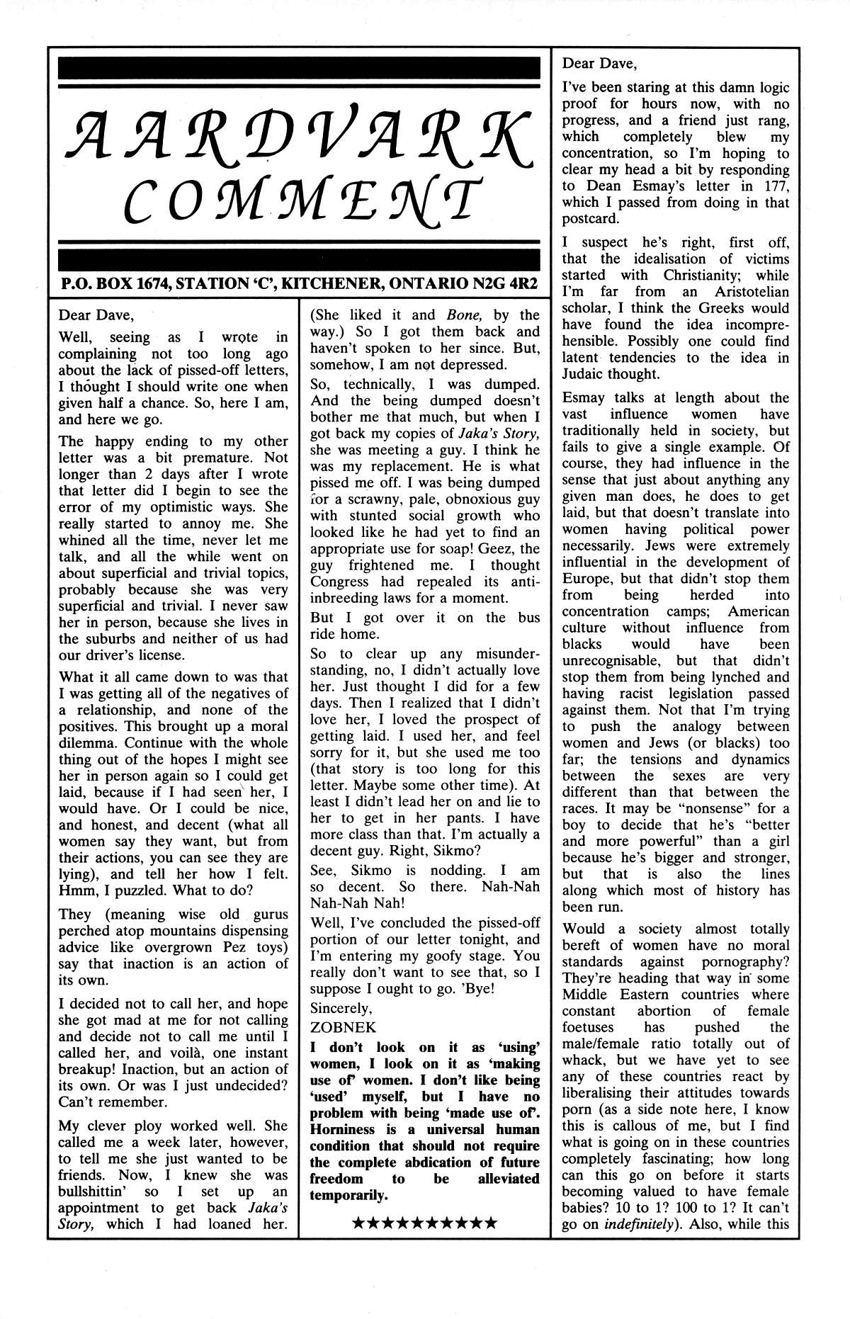 Cerebus Issue #182 - Page 23