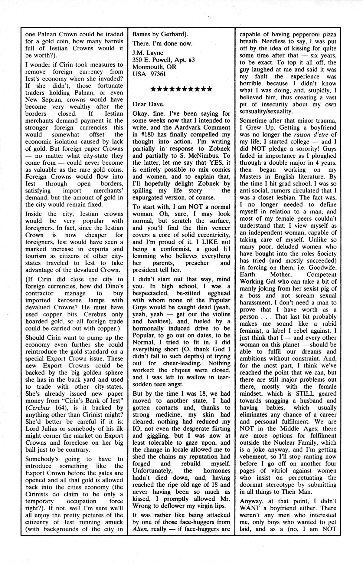 Cerebus Issue #186 - Page 25