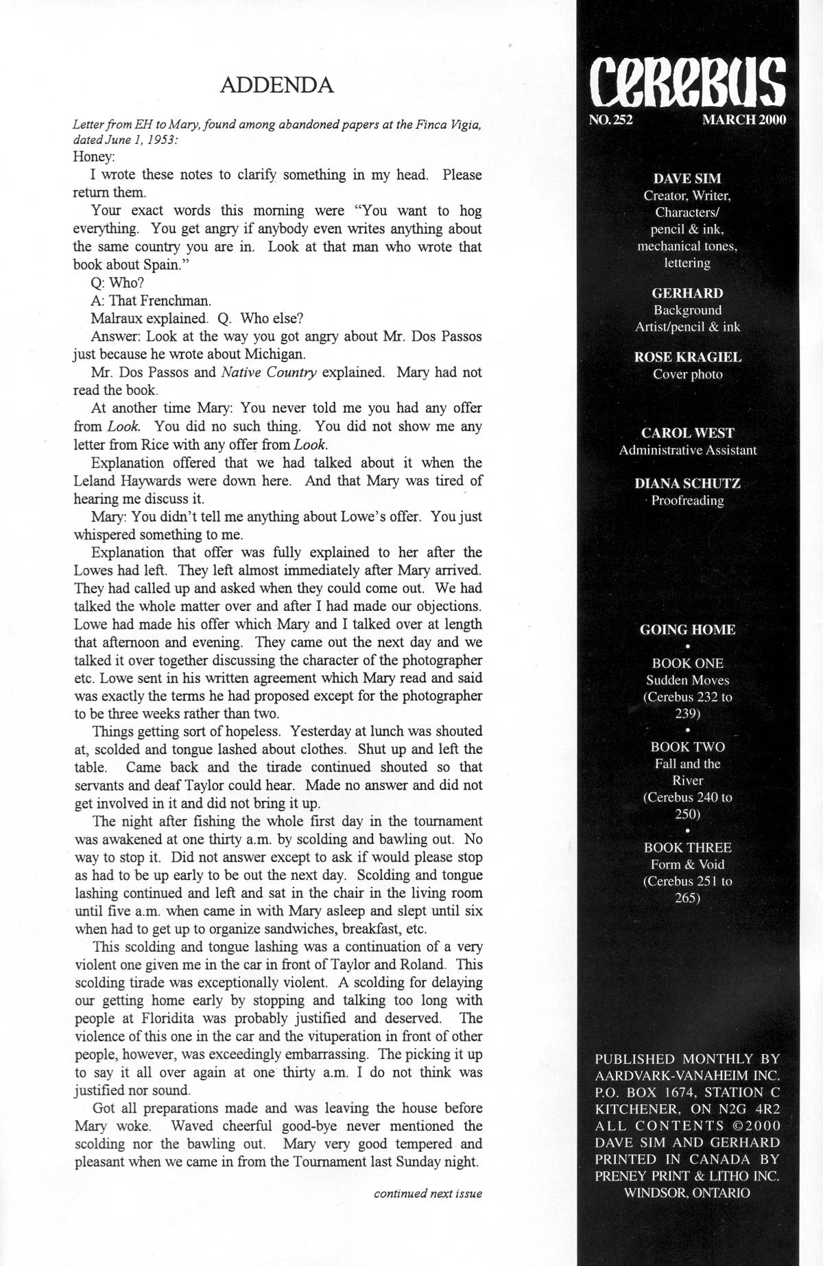 Cerebus Issue #252 - Page 3