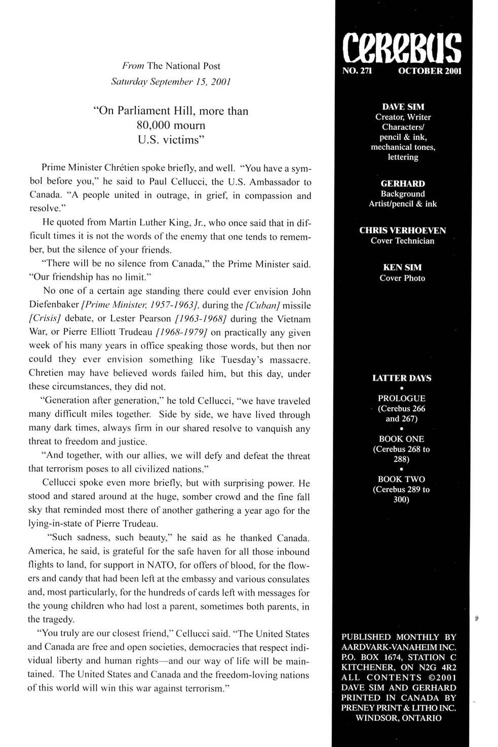 Cerebus Issue #271 - Page 2