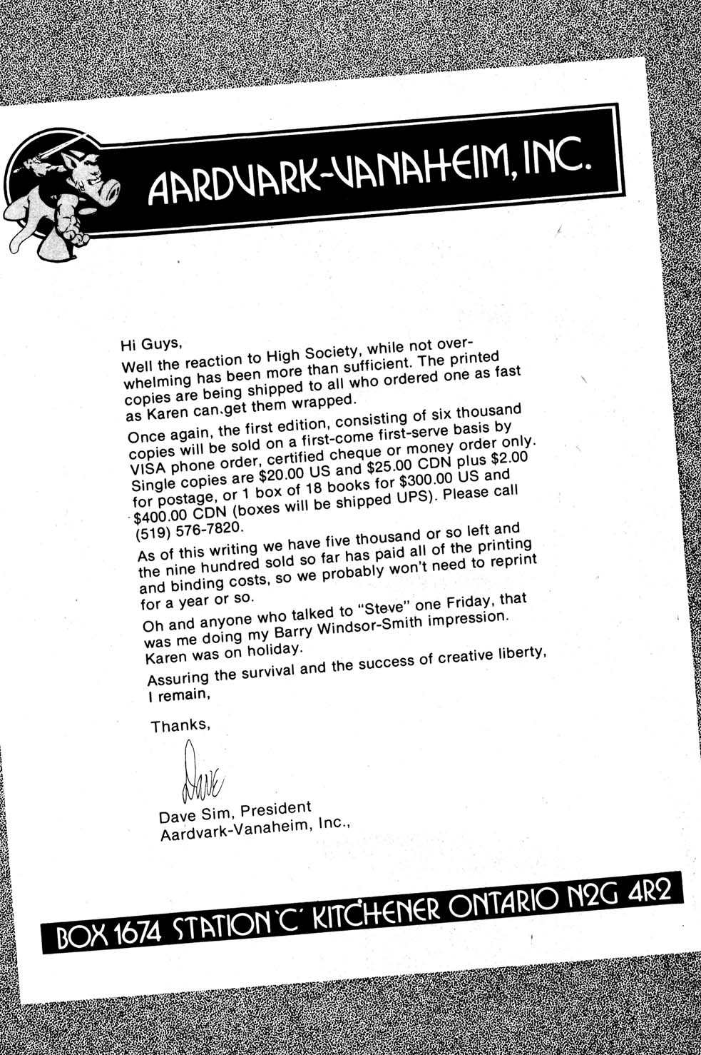 Cerebus Issue #87 - Page 26