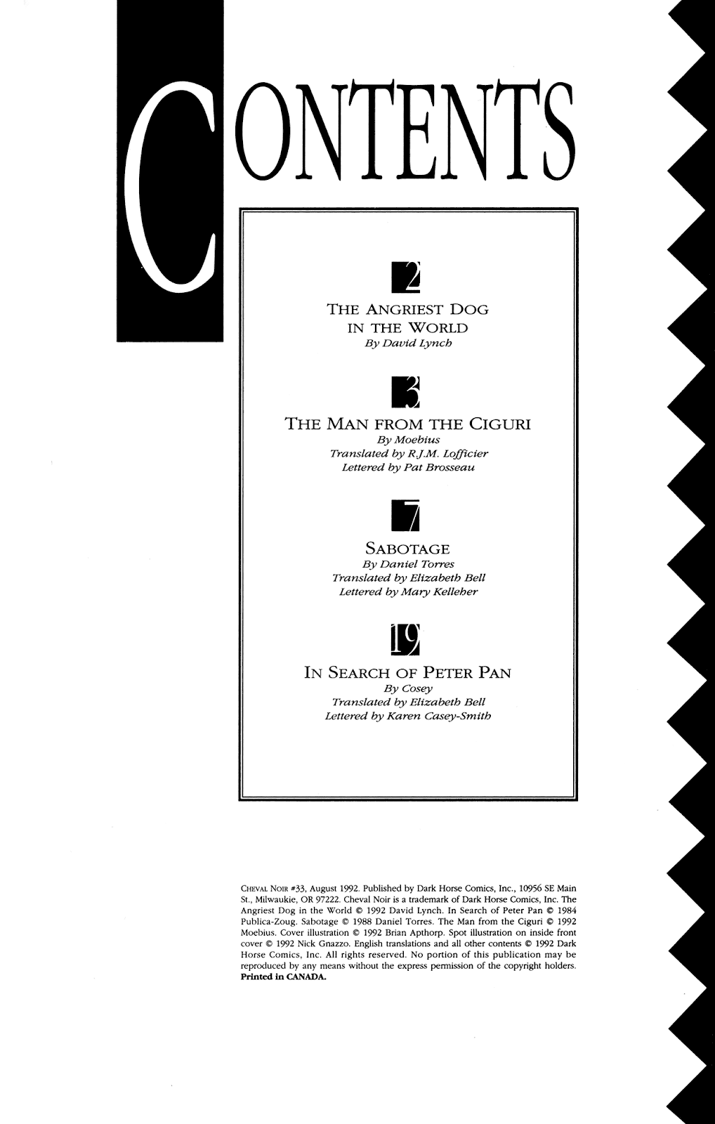 Cheval Noir Issue #33 - Page 3