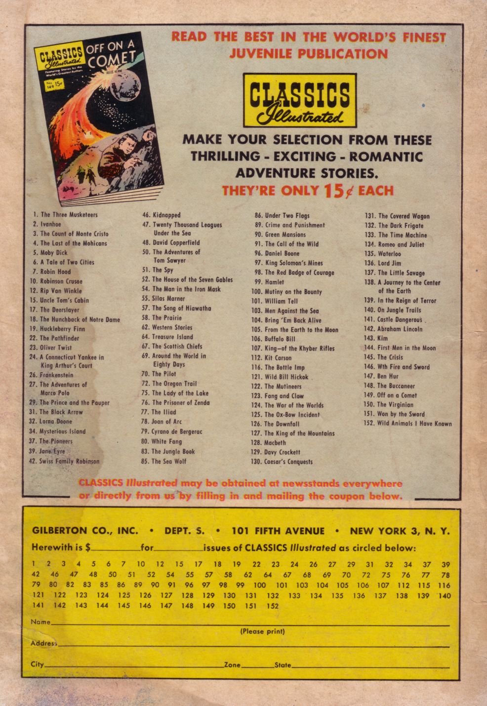 Classics Illustrated Issue #130 - Page 52