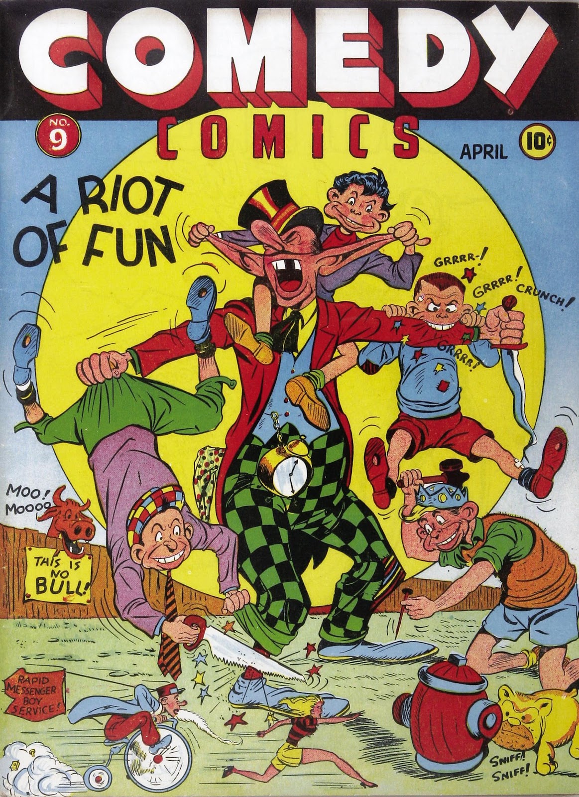 Comedy Comics (1942) Issue #9 - Page 1