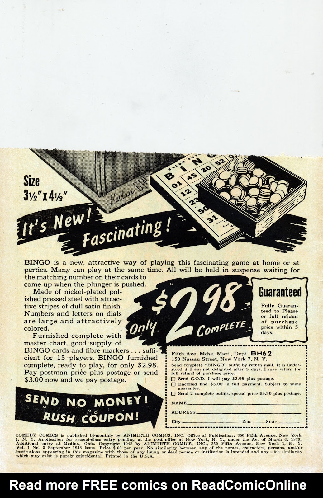 Comedy Comics (1948) Issue #3 - Page 3