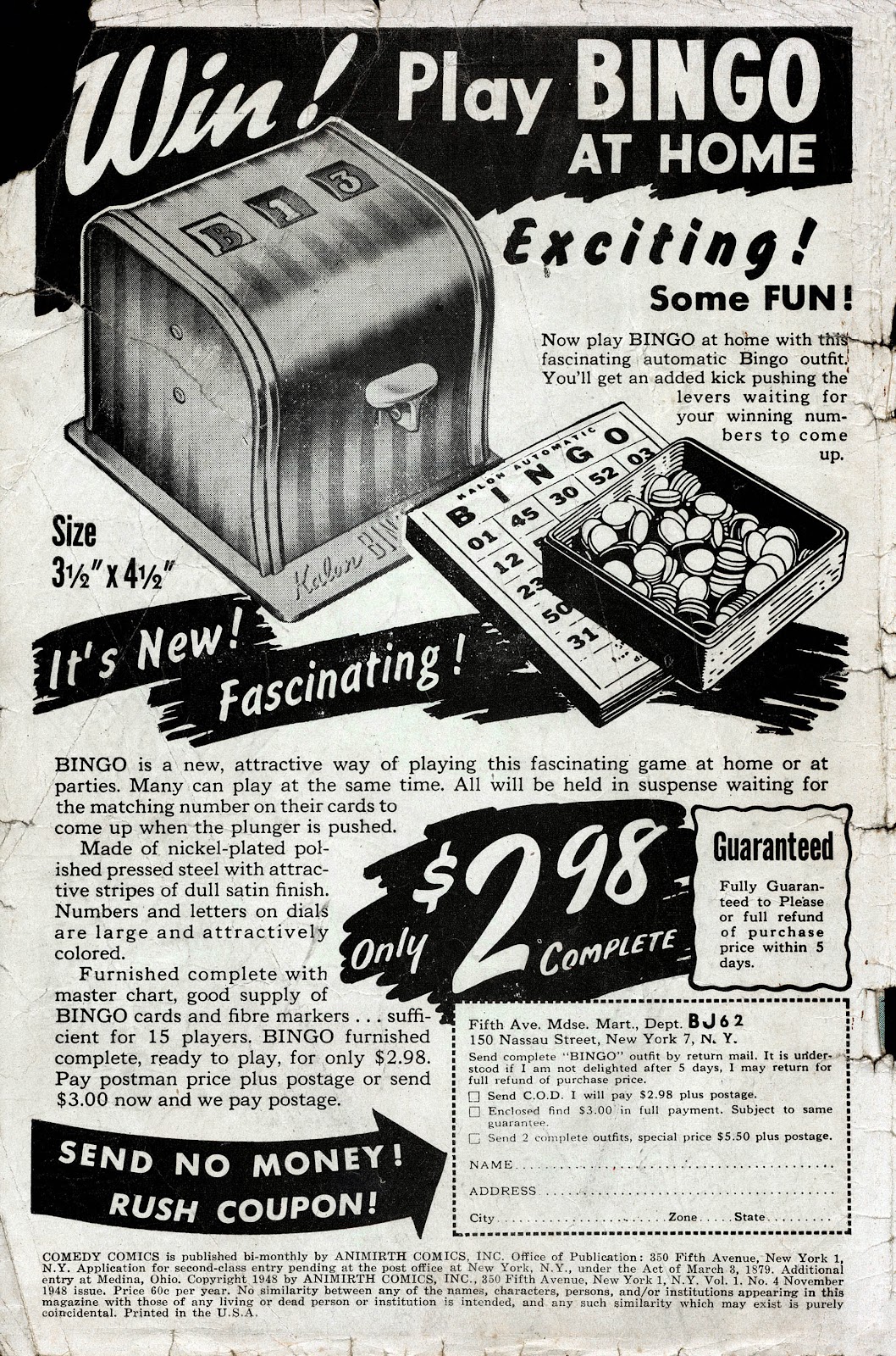Comedy Comics (1948) Issue #4 - Page 2