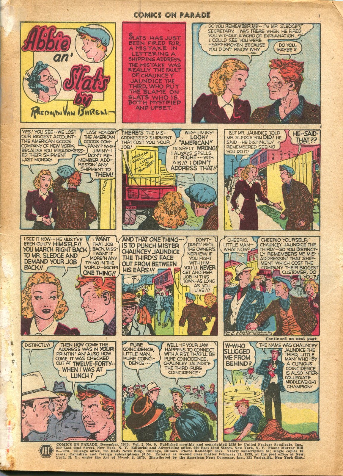 Comics on Parade Issue #21 - Page 3