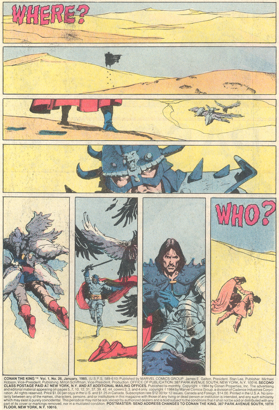 Conan the King Issue #26 - Page 2