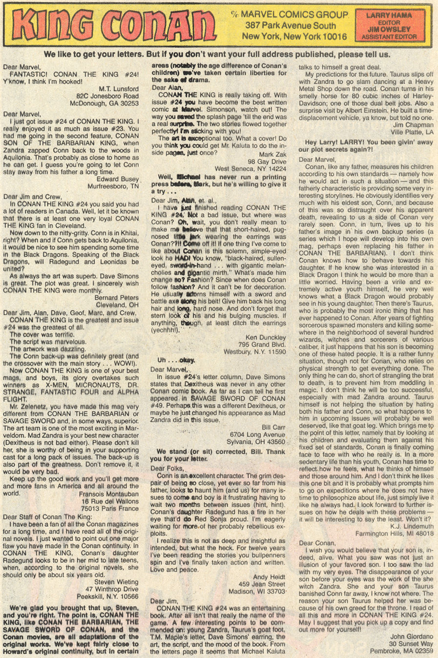 Conan the King Issue #26 - Page 41