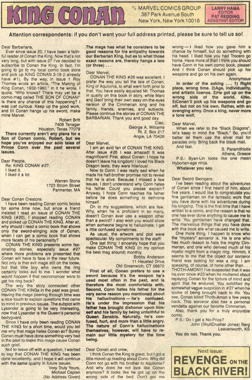 Conan the King Issue #29 - Page 40