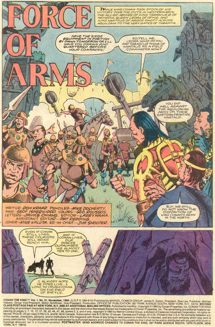 Conan the King Issue #31 - Page 2