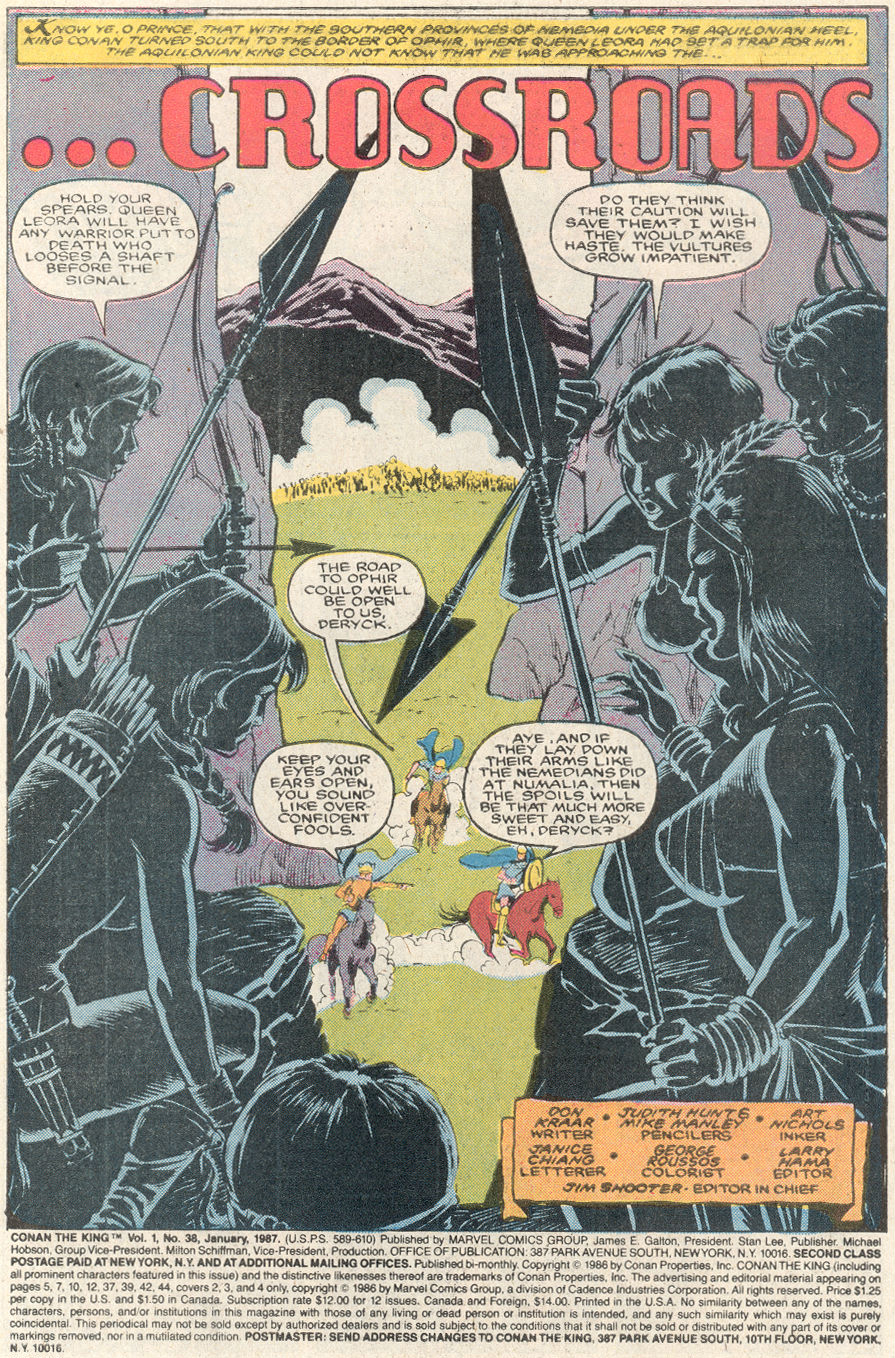 Conan the King Issue #38 - Page 2
