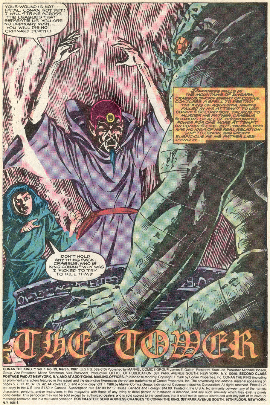 Conan the King Issue #39 - Page 2