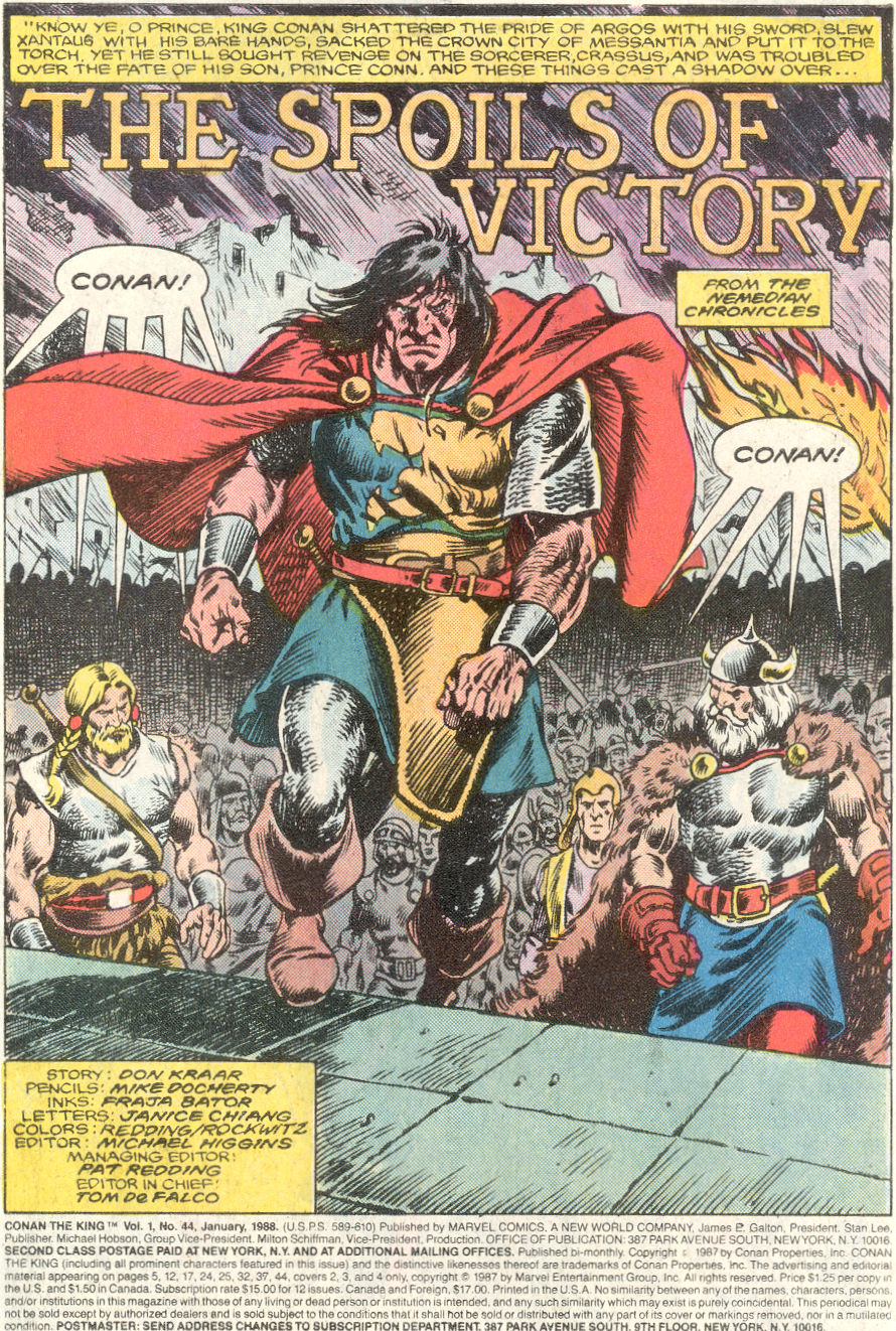 Conan the King Issue #44 - Page 2