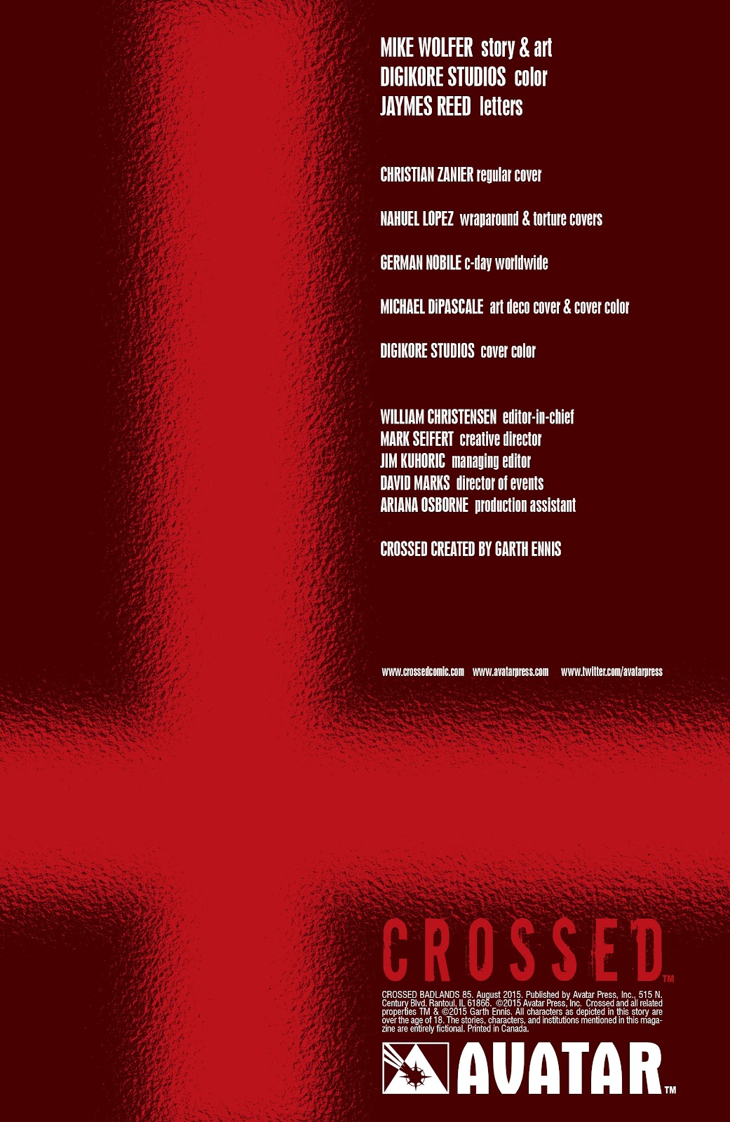 Crossed: Badlands Issue #85 - Page 2