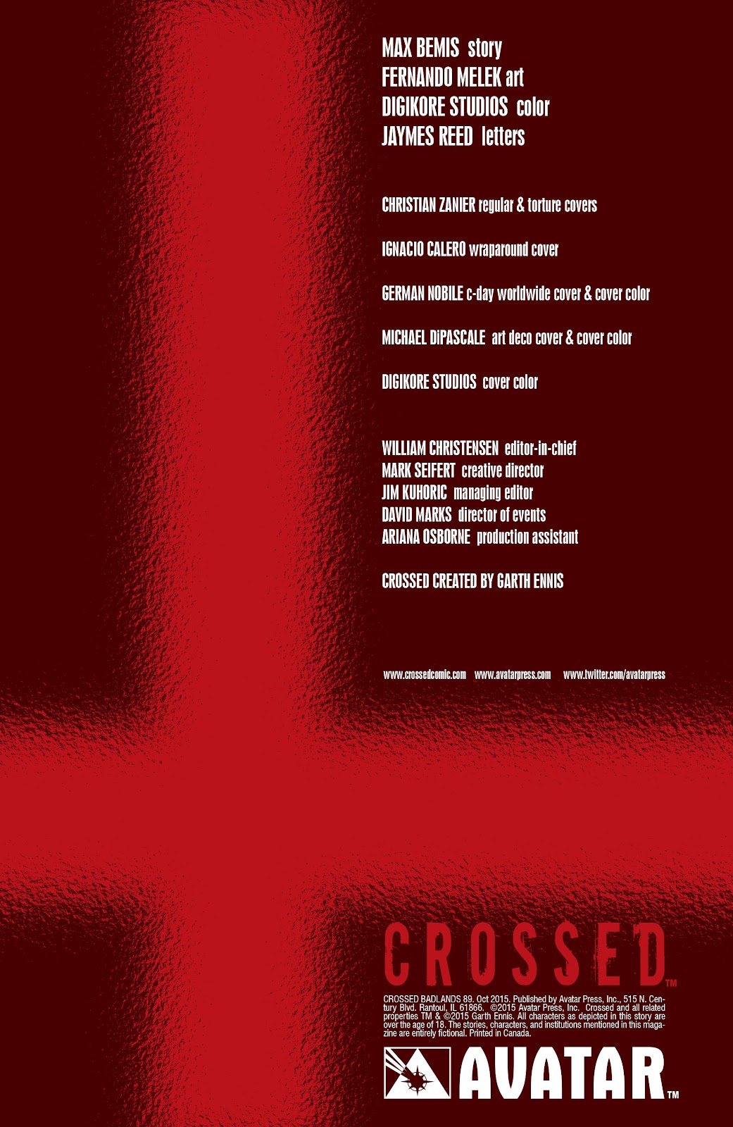 Crossed: Badlands Issue #89 - Page 2