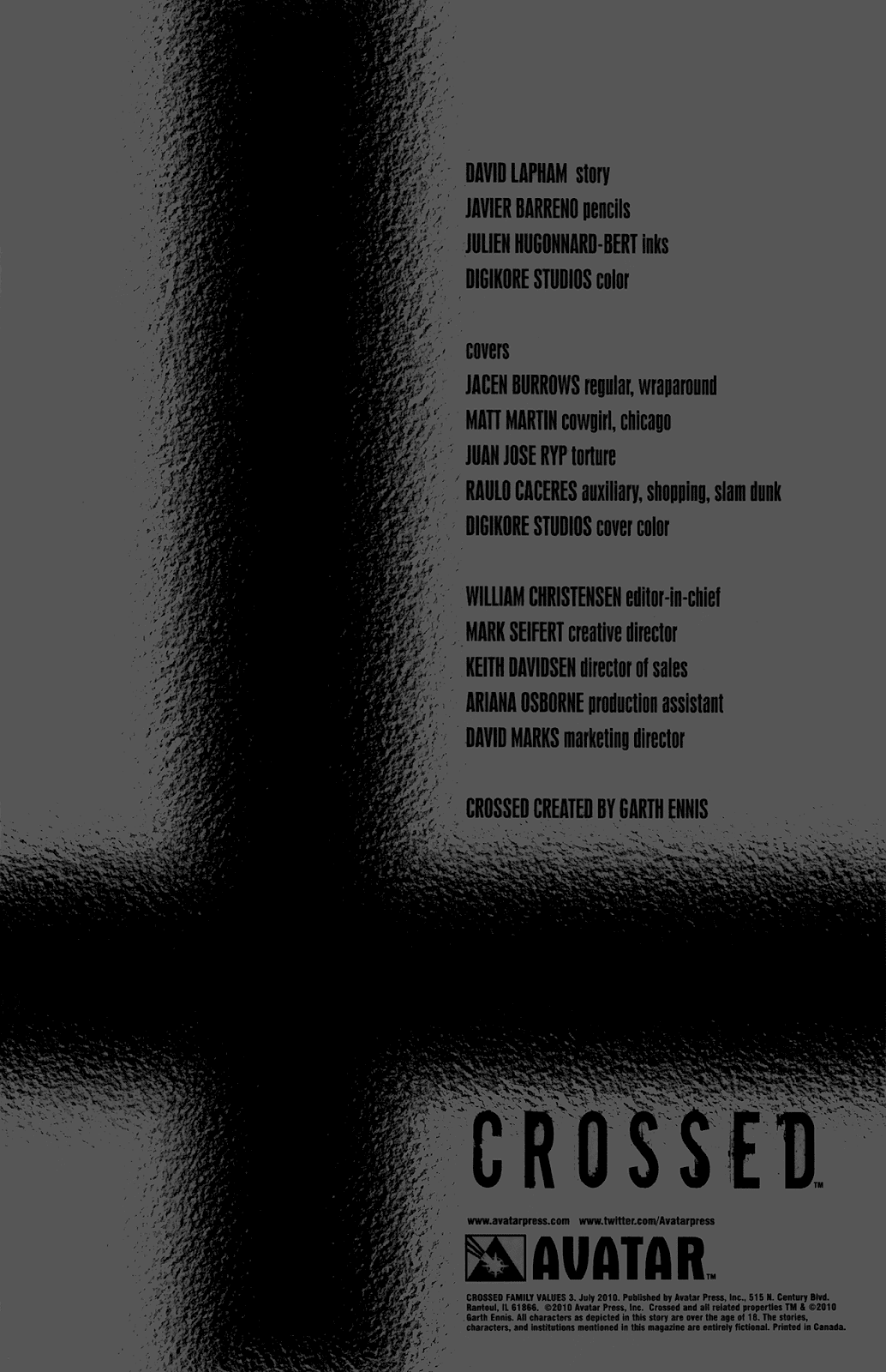 Crossed: Family Values Issue #3 - Page 4