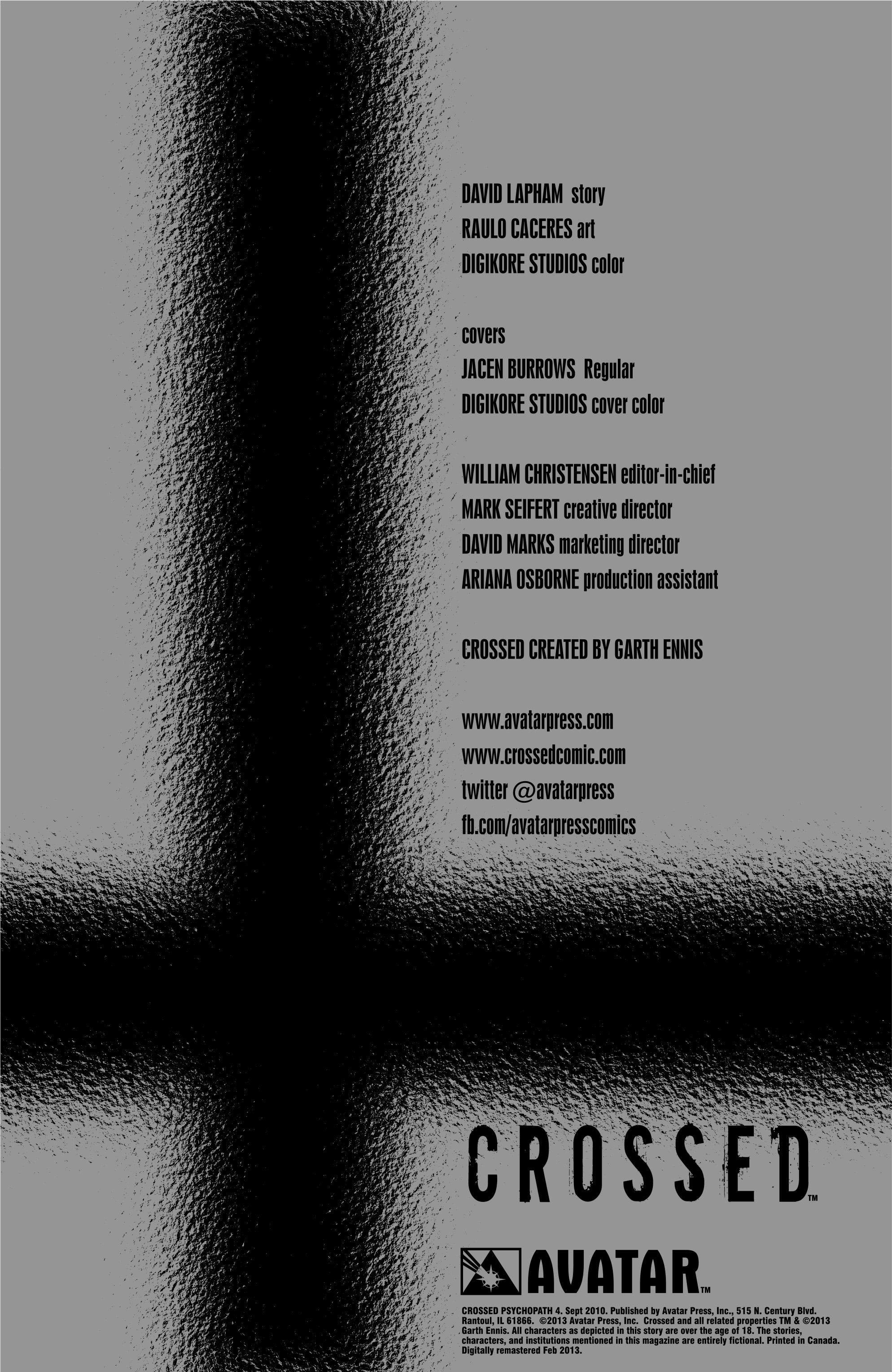 Crossed: Psychopath Issue #4 - Page 2