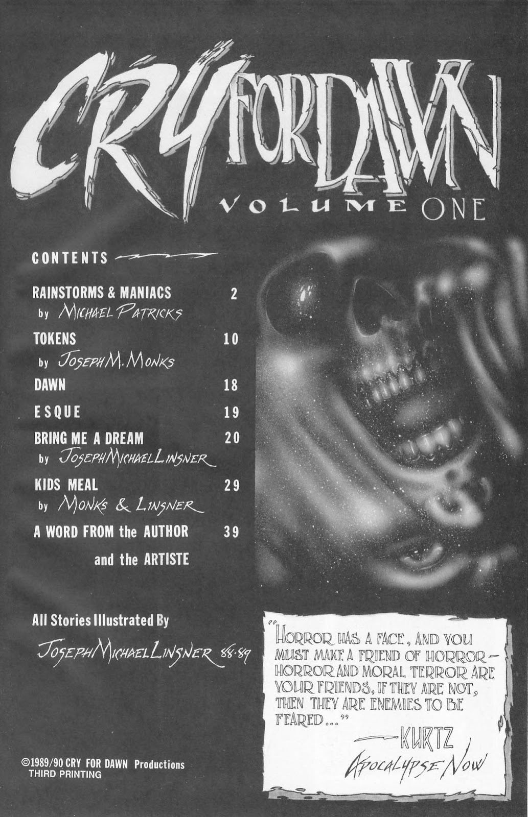 Cry for Dawn Issue #1 - Page 3