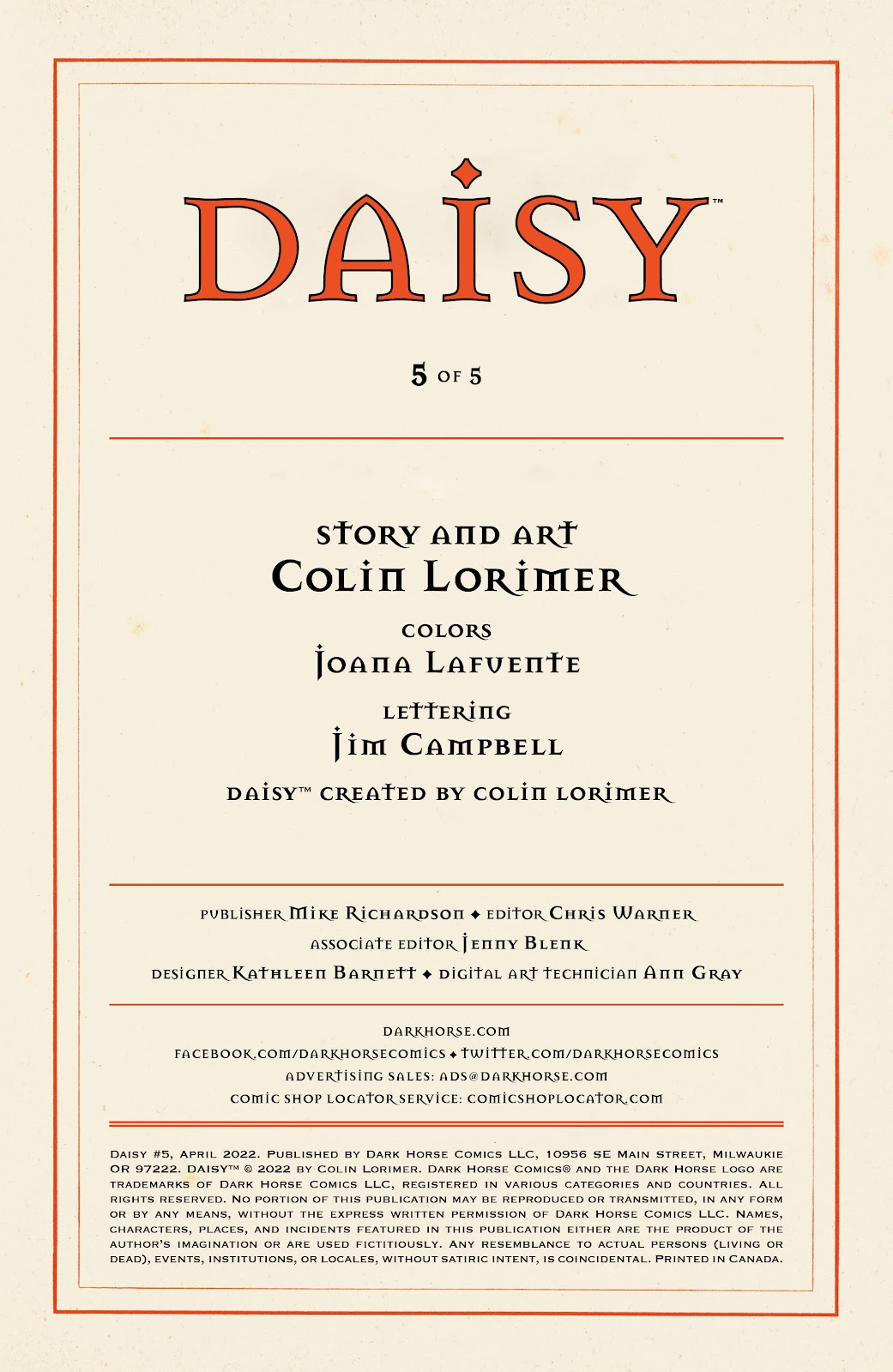 Daisy Issue #5 - Page 2
