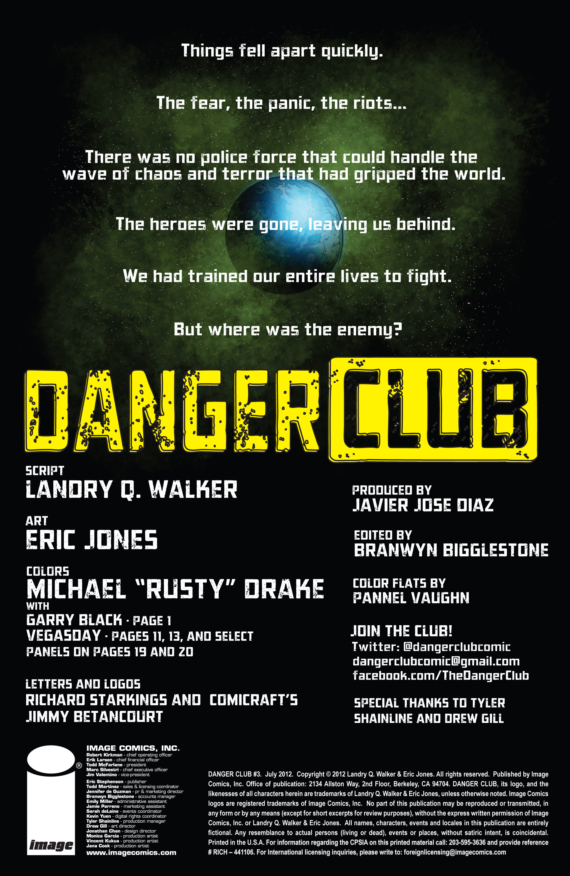Danger Club Issue #3 - Page 2