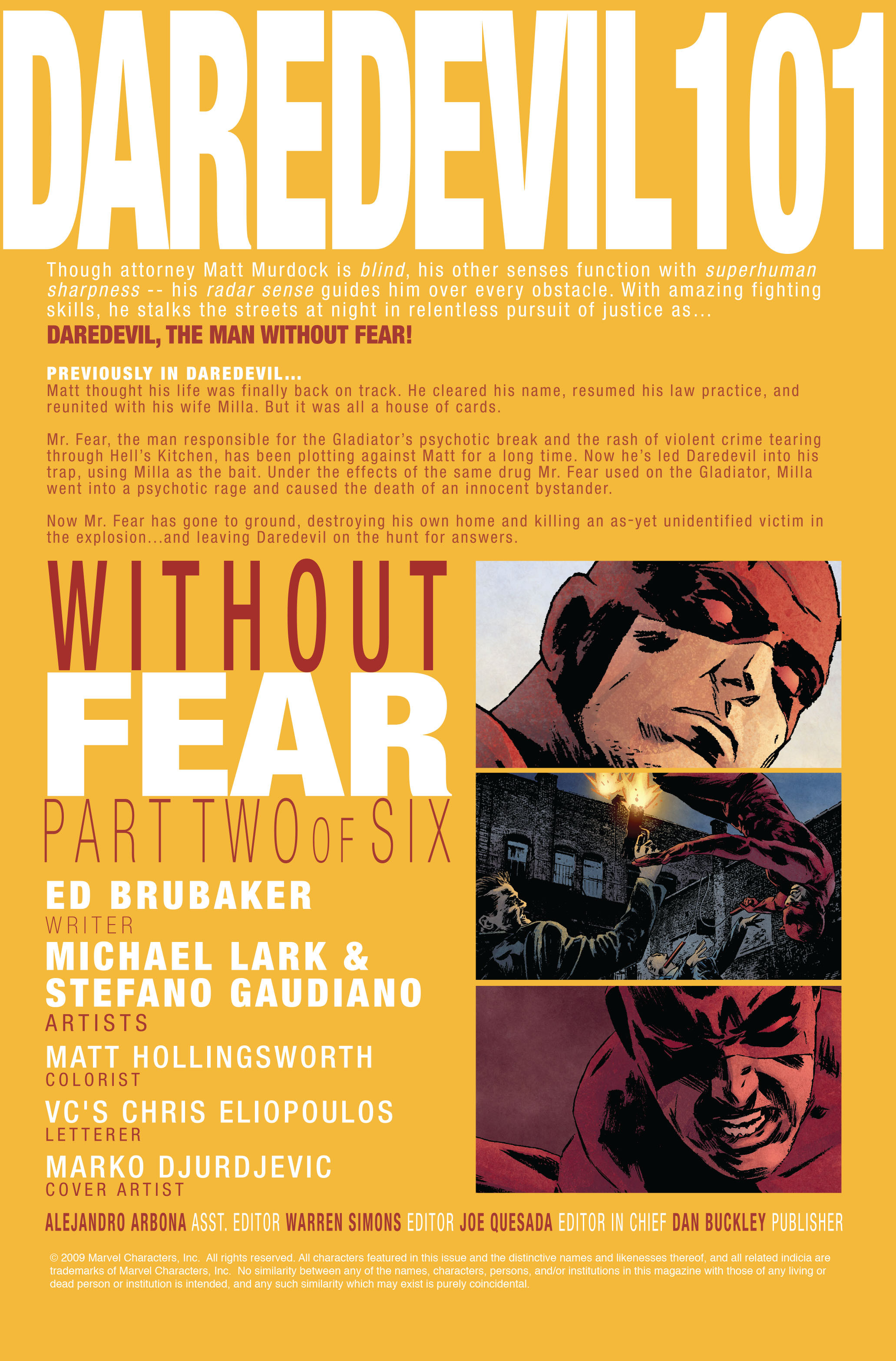 Daredevil (1998) Issue #101 - Page 2