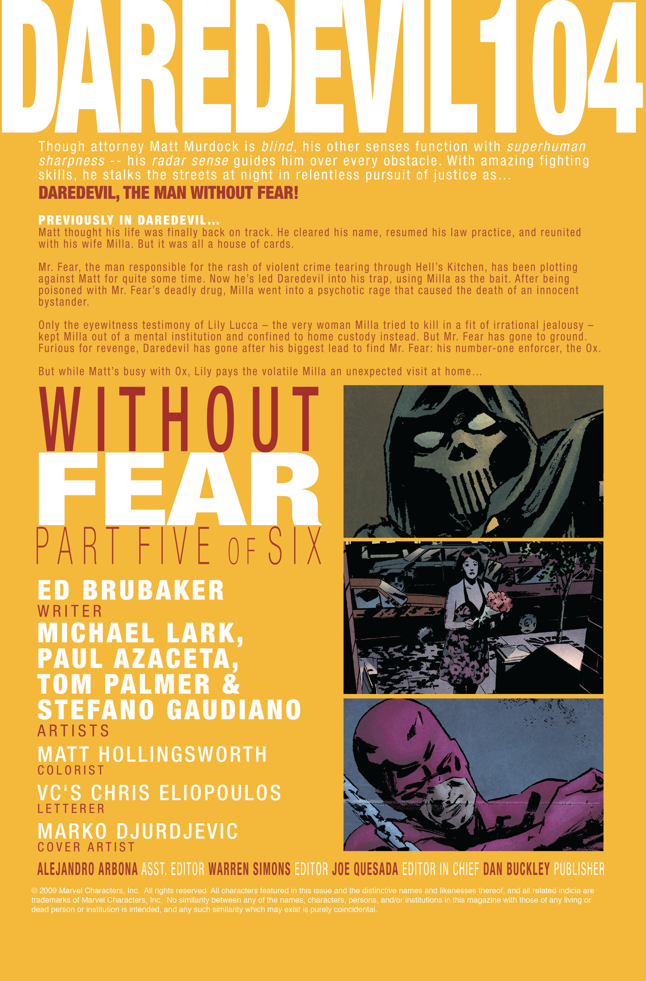 Daredevil (1998) Issue #104 - Page 2