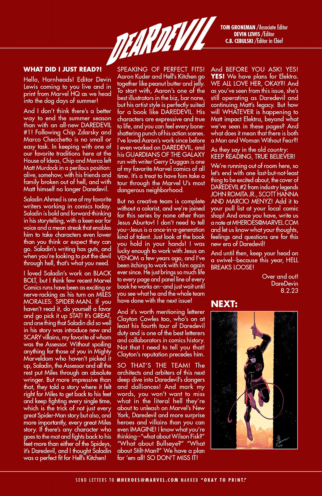 Daredevil (2023) Issue #1 - Page 41