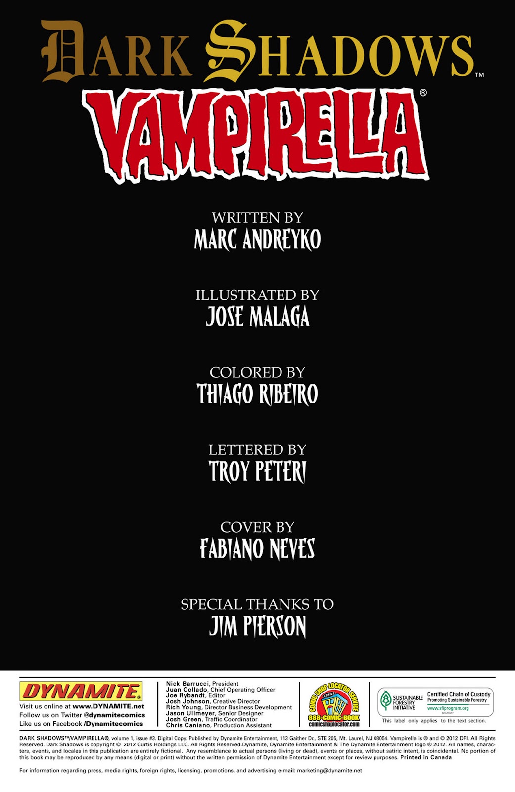 Dark Shadows/Vampirella Issue #3 - Page 2