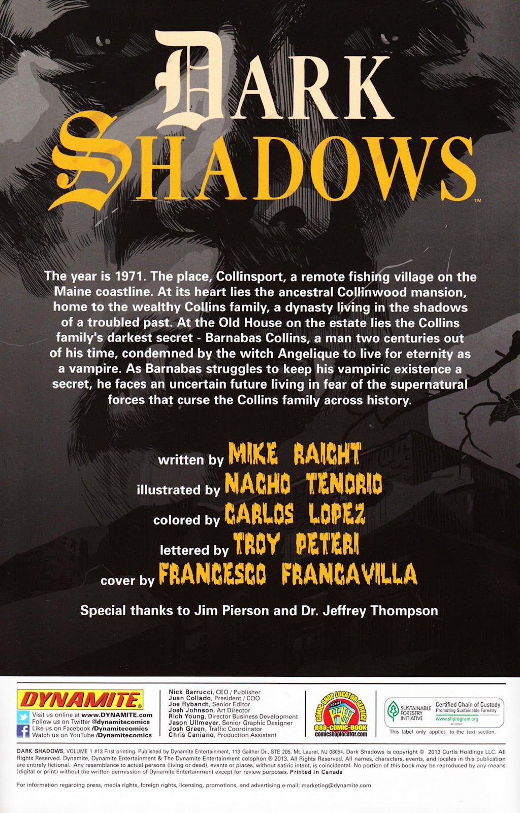 Dark Shadows (2011) Issue #13 - Page 2
