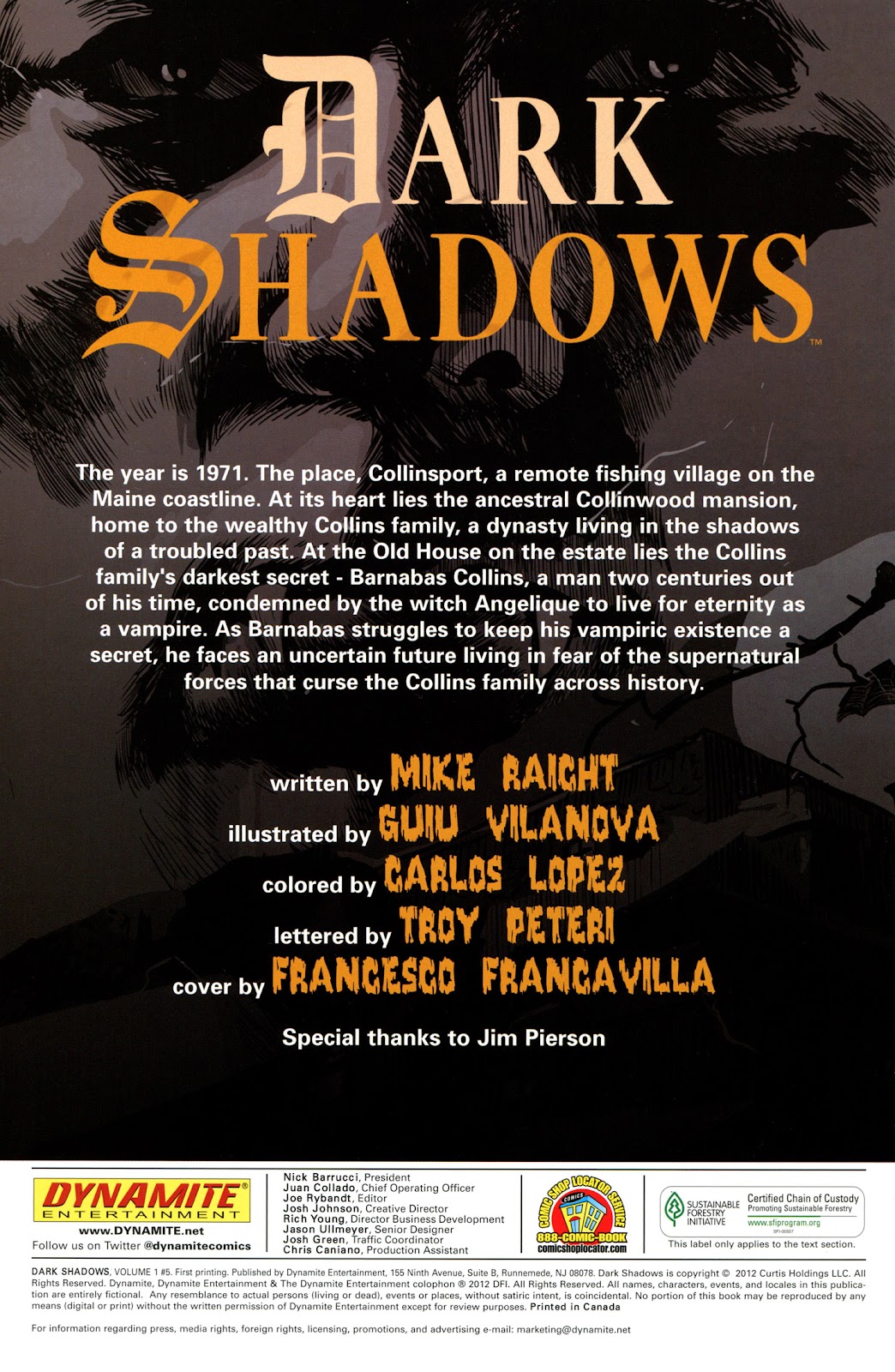 Dark Shadows (2011) Issue #5 - Page 2