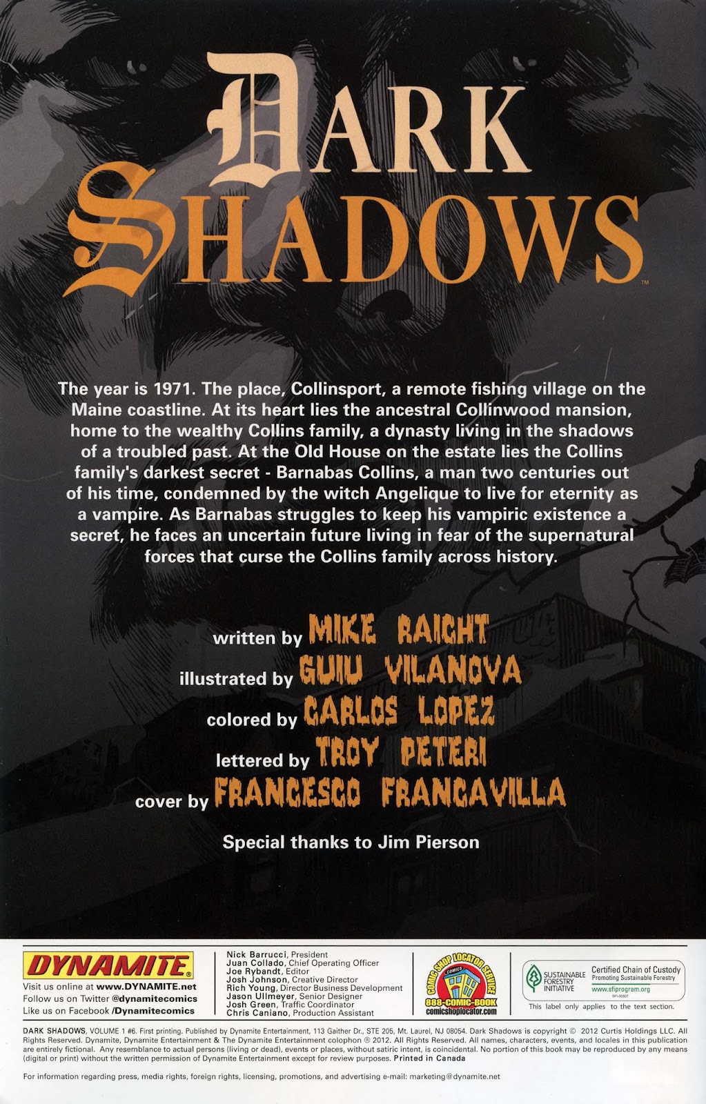 Dark Shadows (2011) Issue #6 - Page 2