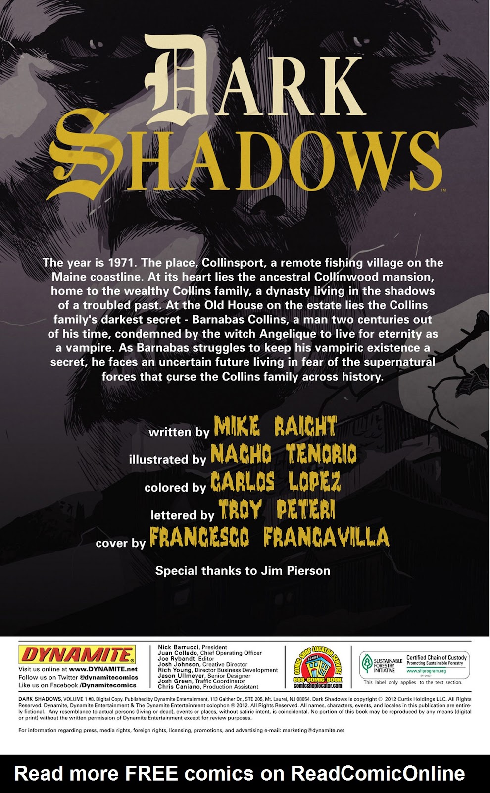 Dark Shadows (2011) Issue #8 - Page 2