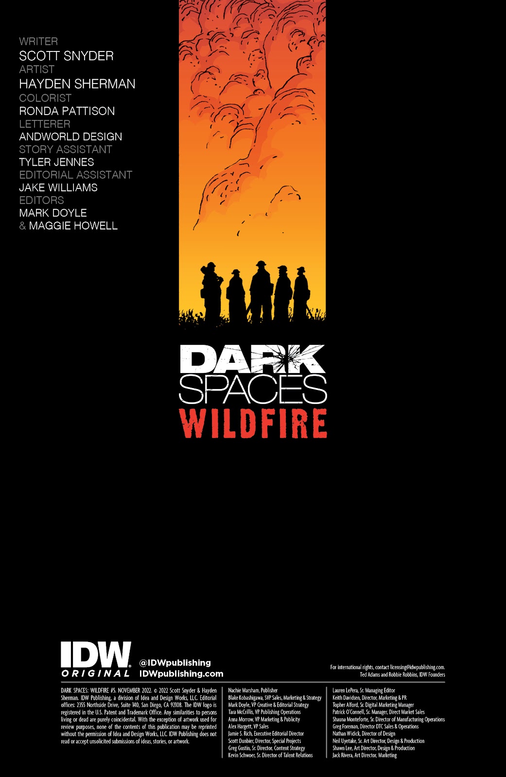 Dark Spaces: Wildfire Issue #5 - Page 2