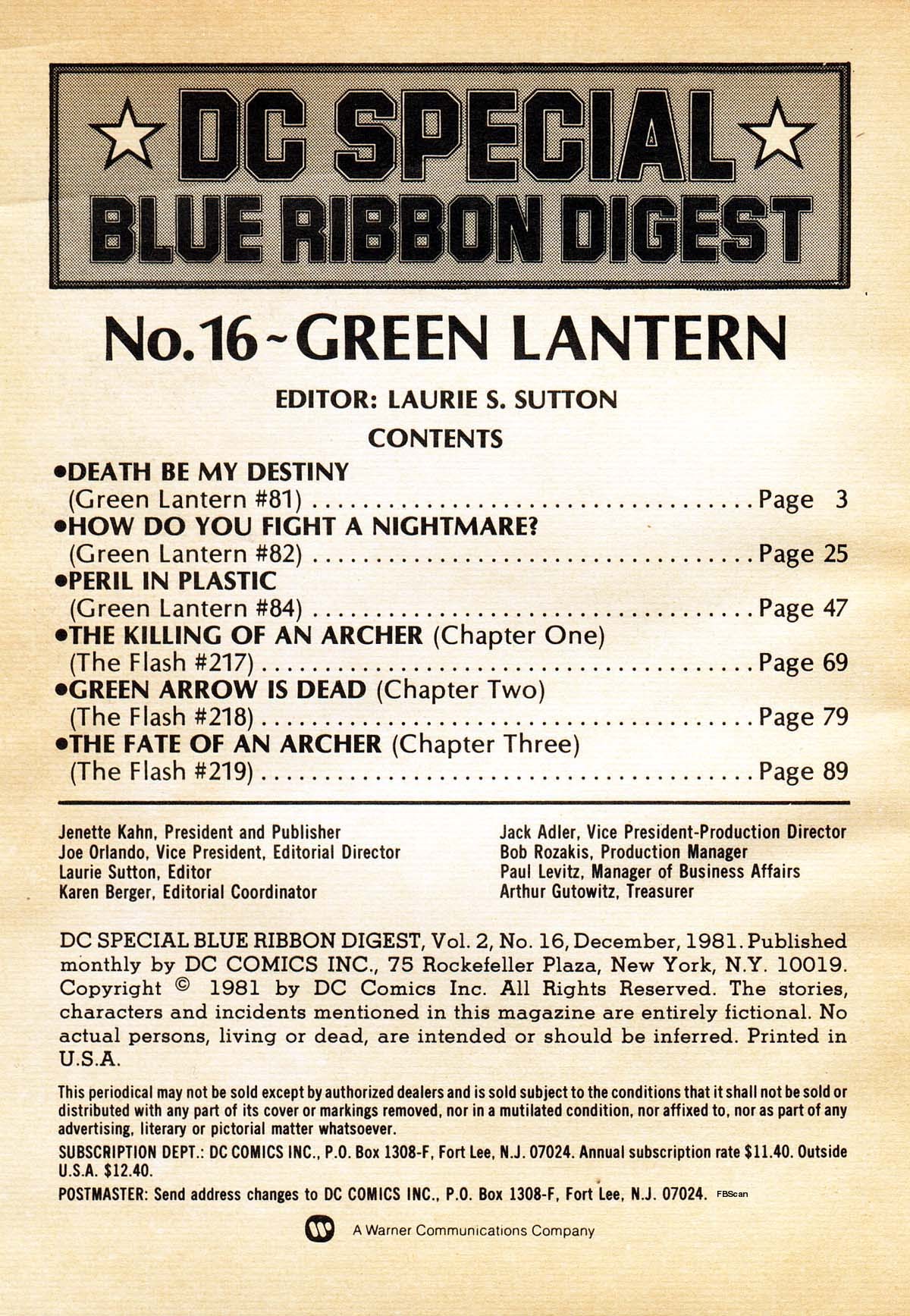 DC Special Blue Ribbon Digest Issue #16 - Page 2